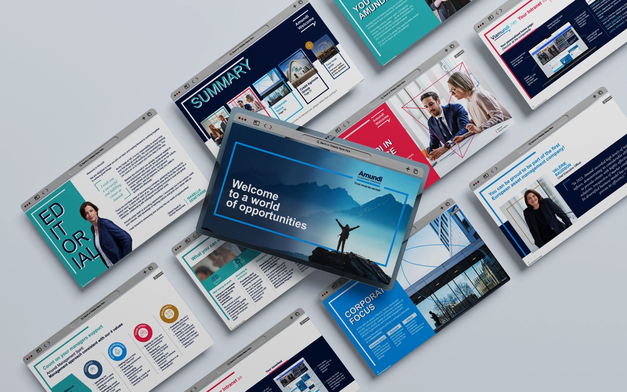 Rédaction de supports internes multilingues sur des thématiques RH.